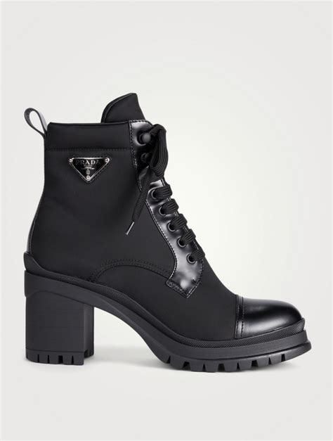 prada combat boots sale|nylon Prada boots women.